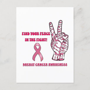 Breast Cancer Awareness Post Card Vykort