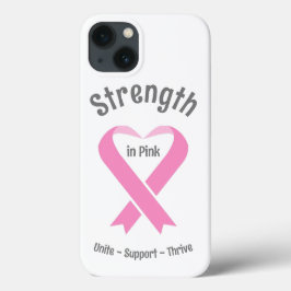 Breast Cancer Awareness Rosa Ribbon Phone Case