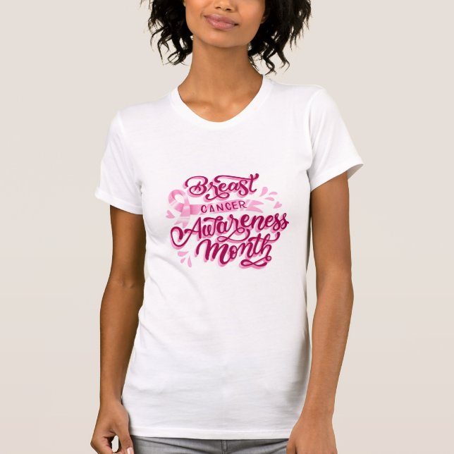 Breast Cancer Awareness Shirt T Shirt (Framsida)