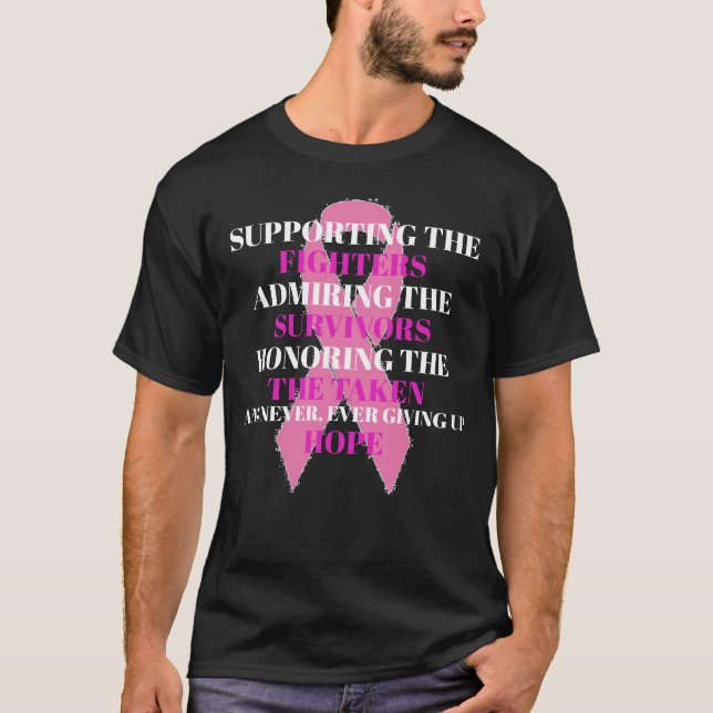 Breast Cancer Awareness Shirt T Shirt (Framsida)