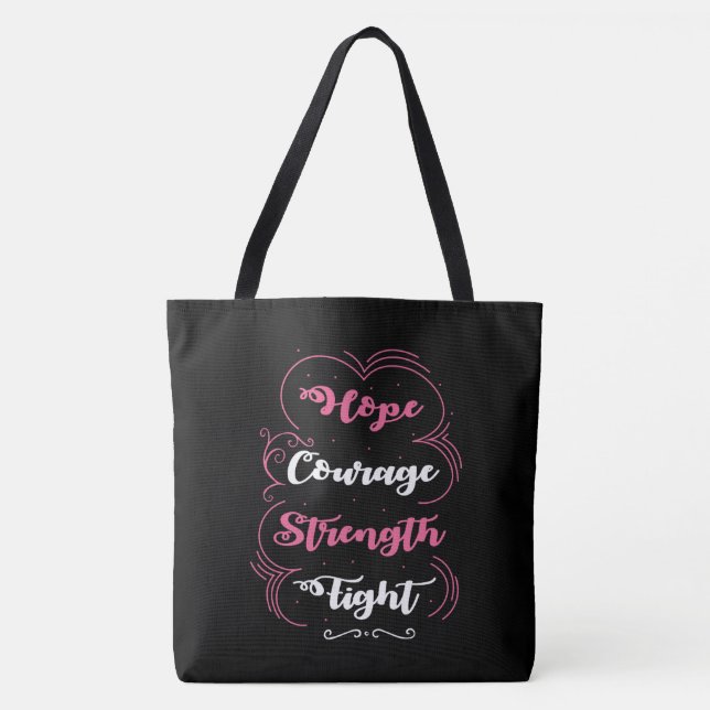 Breast Cancer Awareness Tote Tygkasse (Framsida)