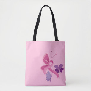 Breast Cancer Awareness Tote Tygkasse