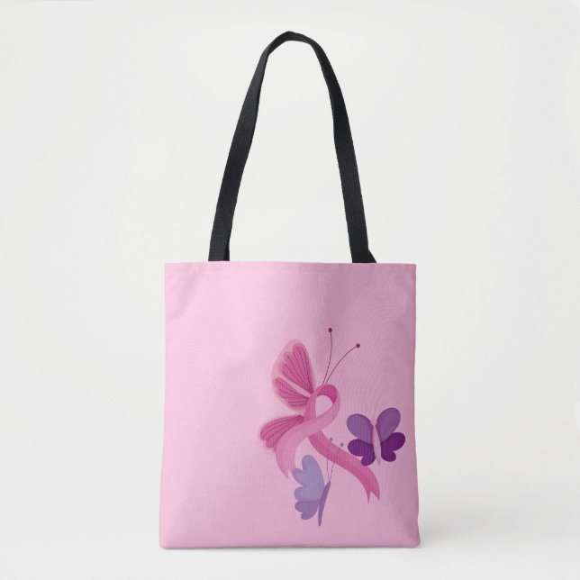 Breast Cancer Awareness Tote Tygkasse (Framsida)