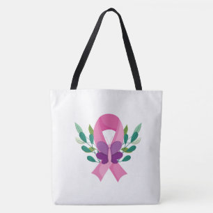 Breast Cancer Awareness Tote Tygkasse