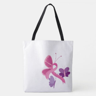 Breast Cancer Awareness Tote Tygkasse