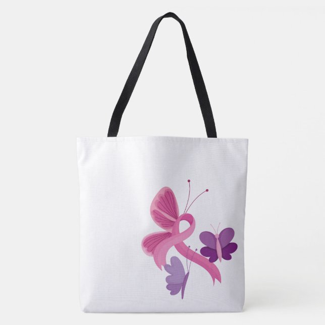 Breast Cancer Awareness Tote Tygkasse (Framsida)