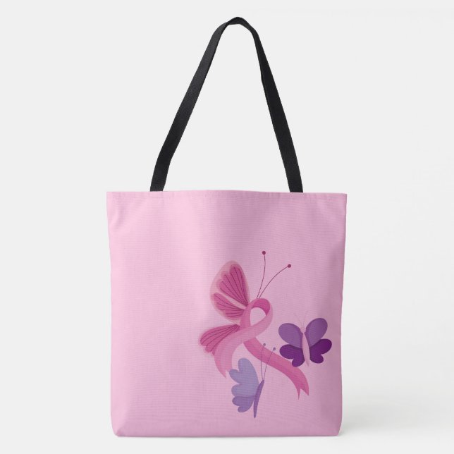 Breast Cancer Awareness Tote Tygkasse (Framsida)