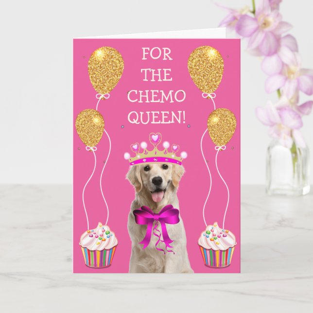 Breast Cancer Chemo Cute  Kort (Orkide)