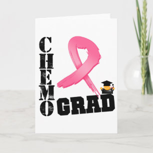 Breast Cancer Chemo Grad Kort