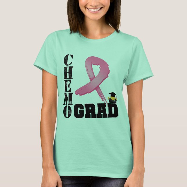 Breast Cancer Chemo Grad Tee (Framsida)