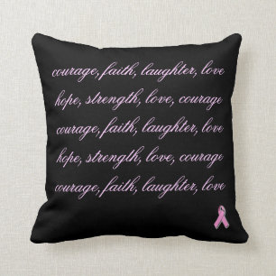 Breast Cancer Citote Dekorativ kudde