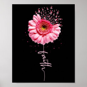 Breast Cancer Faith Solros Breast Cancer Awaren Poster