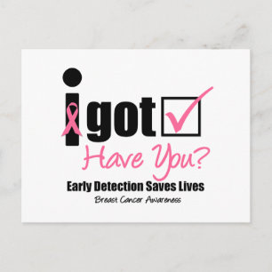 Breast Cancer Get Checked v5 Vykort