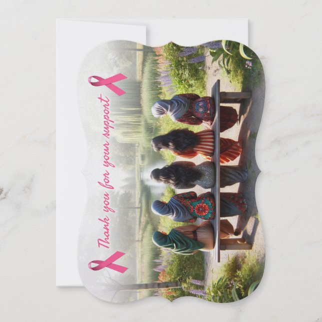 Breast Cancer Greeting Card (Framsida)