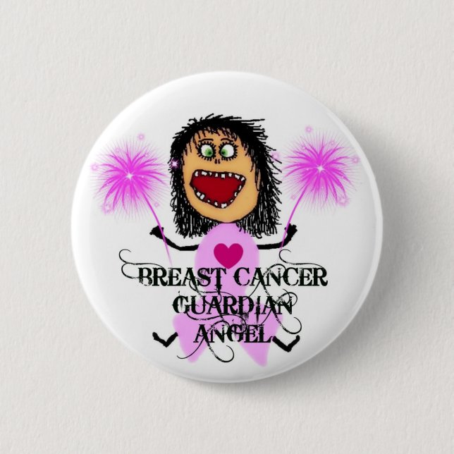 Breast Cancer Guardian Angel Knapp (Framsida)