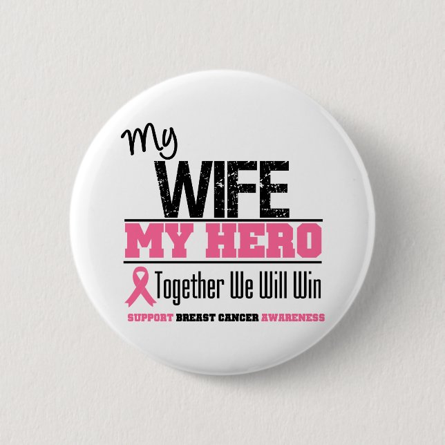 Breast Cancer Hero-frun Knapp (Framsida)