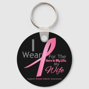 Breast Cancer Hero - frun Nyckelring