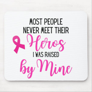 Breast Cancer Hero Mamma - de flesta människor m Musmatta