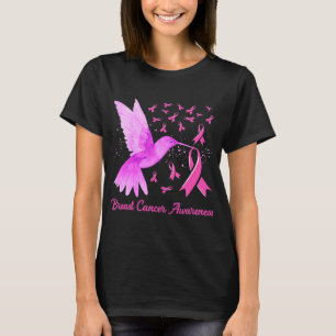 Breast Cancer Hummingbird Rosa Solros Breast Ca T Shirt