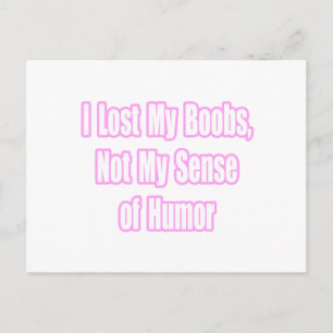 Breast Cancer Humor Vykort