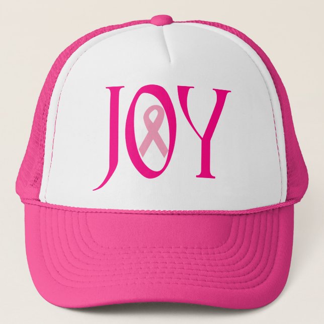 Breast Cancer Joy Hat Truckerkeps (Framsida)