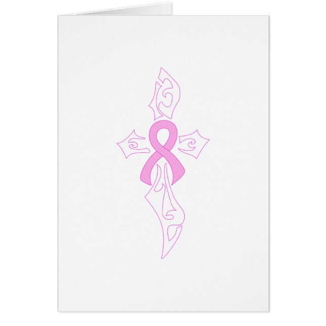 Breast Cancer Kor Hälsningskort (Framsidan)
