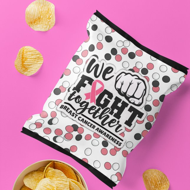 Breast Cancer Medvetna Chip Bag Wrappers Party fav Anteckningsblock (Skapare uppladdad)