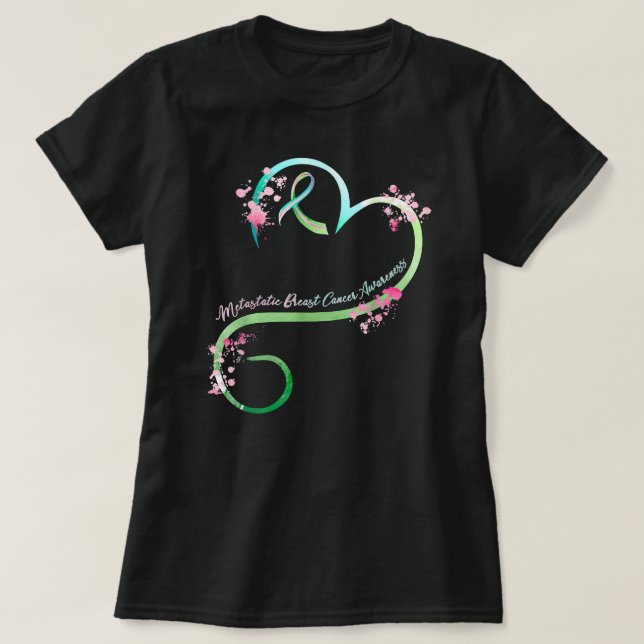 Breast Cancer Metastatic Breast Cancer Awareness H T Shirt (Design framsida)