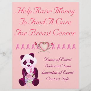 Breast Cancer Panda Bear Reklamblad