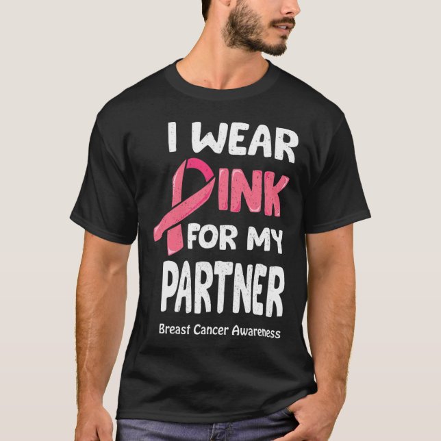 Breast Cancer Partner T Shirt (Framsida)