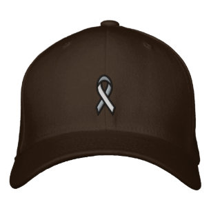 Breast Cancer Pink Ribbon Broderad Keps