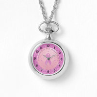 Breast Cancer Pink Ribbon Glitter
