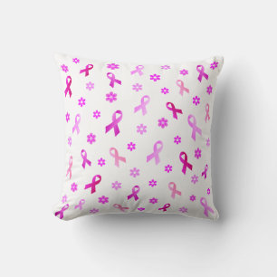 Breast Cancer Pink Ribbon Kudde