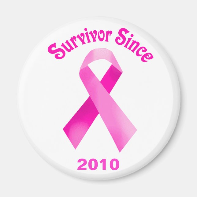 Breast Cancer Pink Ribbon Magnet (Framsidan)