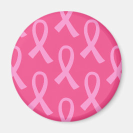 Breast Cancer Pink Ribbon Mönster Magnet