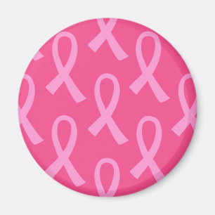 Breast Cancer Pink Ribbon Mönster Magnet