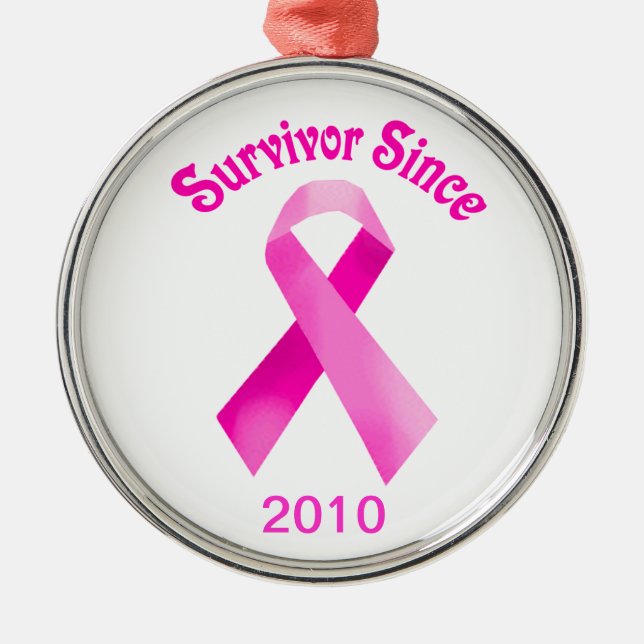 Breast Cancer Pink Ribbon Ornament (Framsidan)