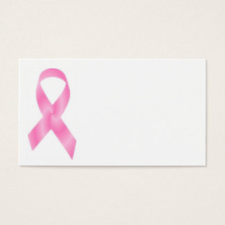 Breast Cancer Pink Ribbon Visitkort
