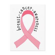 Breast Cancer Pink Ribbon-vykort