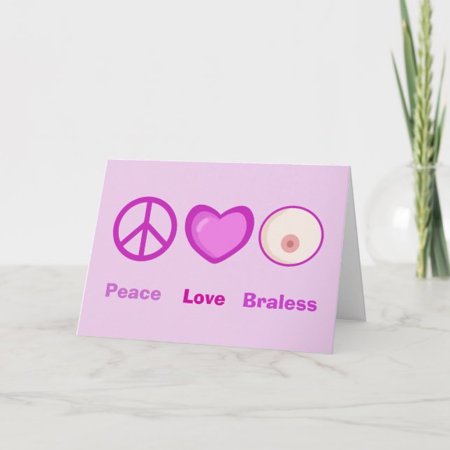 Breast Cancer Remiting Greeting Card Kort (Framsida)