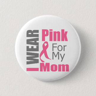 Breast Cancer Ribbon I Bära Rosa Mamma Knapp