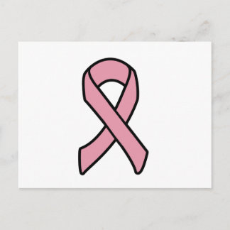 Breast Cancer Ribbon Vykort