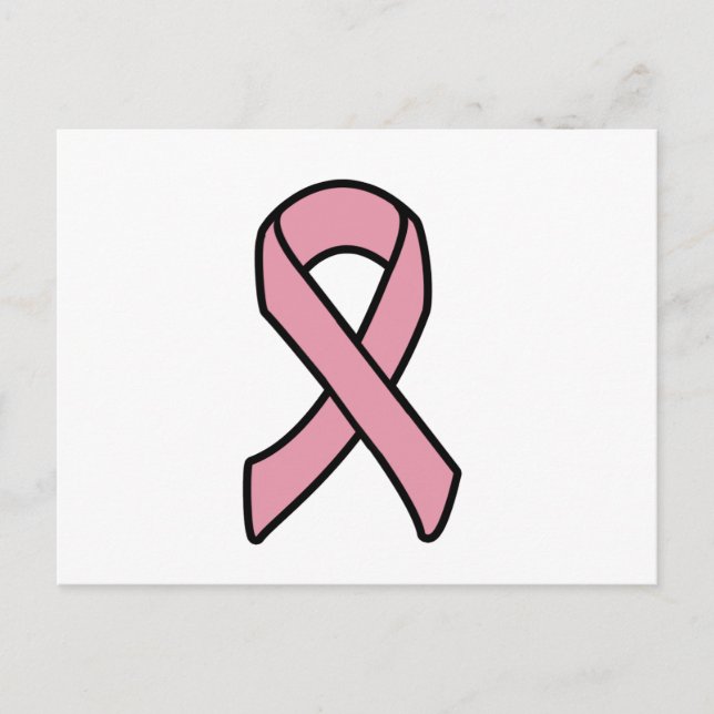 Breast Cancer Ribbon Vykort (Framsida)
