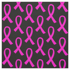 Breast Cancer Shock rosa Ribbon Mönster Tyg