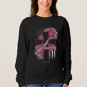 Breast Cancer Solros Rosa Ribbon Kor Faith T Shirt