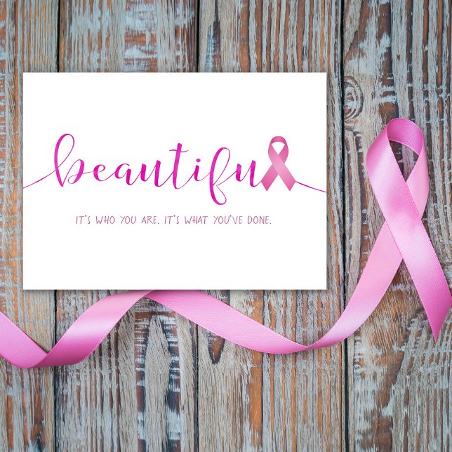 Breast Cancer Survivor You are Beautiful Kort (Skapare uppladdad)
