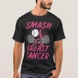 Breast Cancer Tennis Ll Racket Rosa Ribbon Mammogr T Shirt<br><div class="desc">Breast Cancer Tennis Ll Racket Rosa Ribbon Mammogram Sport</div>