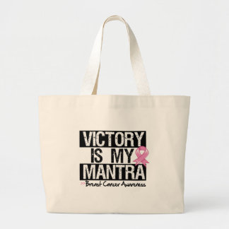 Breast Cancer Victory är My Mantra Jumbo Tygkasse