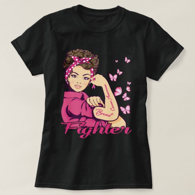 Breast Cancer Warrior Awareness Tee Support Believ (Design framsida)