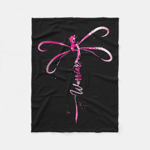 Breast Cancer Warrior Breast Cancer Awareness Drag Fleecefilt